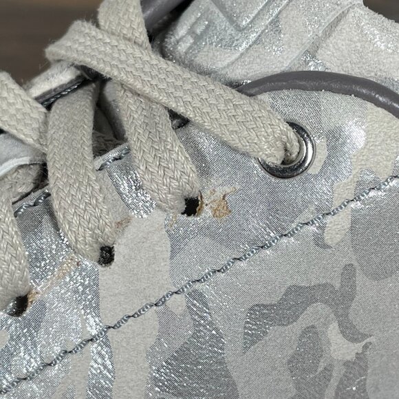 Cole Haan GrandPro Tennis Womens Size 7.5 Shoes Metallic Camo Lace Up Sneaker - Picture 2 of 13